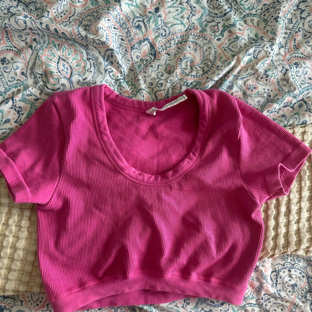 Alo ribbed  workout top